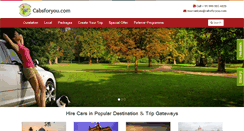 Desktop Screenshot of cabsforyou.com